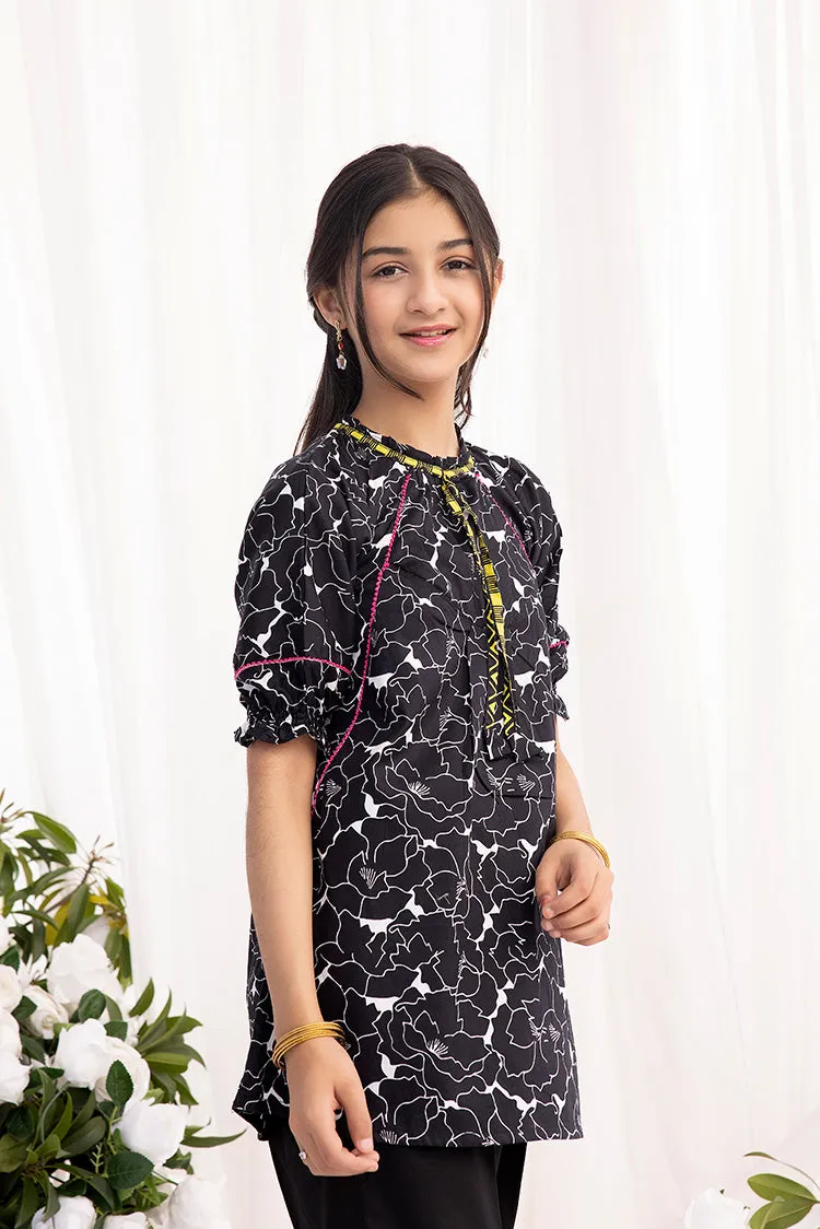 1-PC Stitched Printed Lawn Kurta