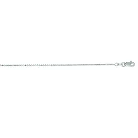 14K Gold 1.1mm Diamond Cut Bead Chain