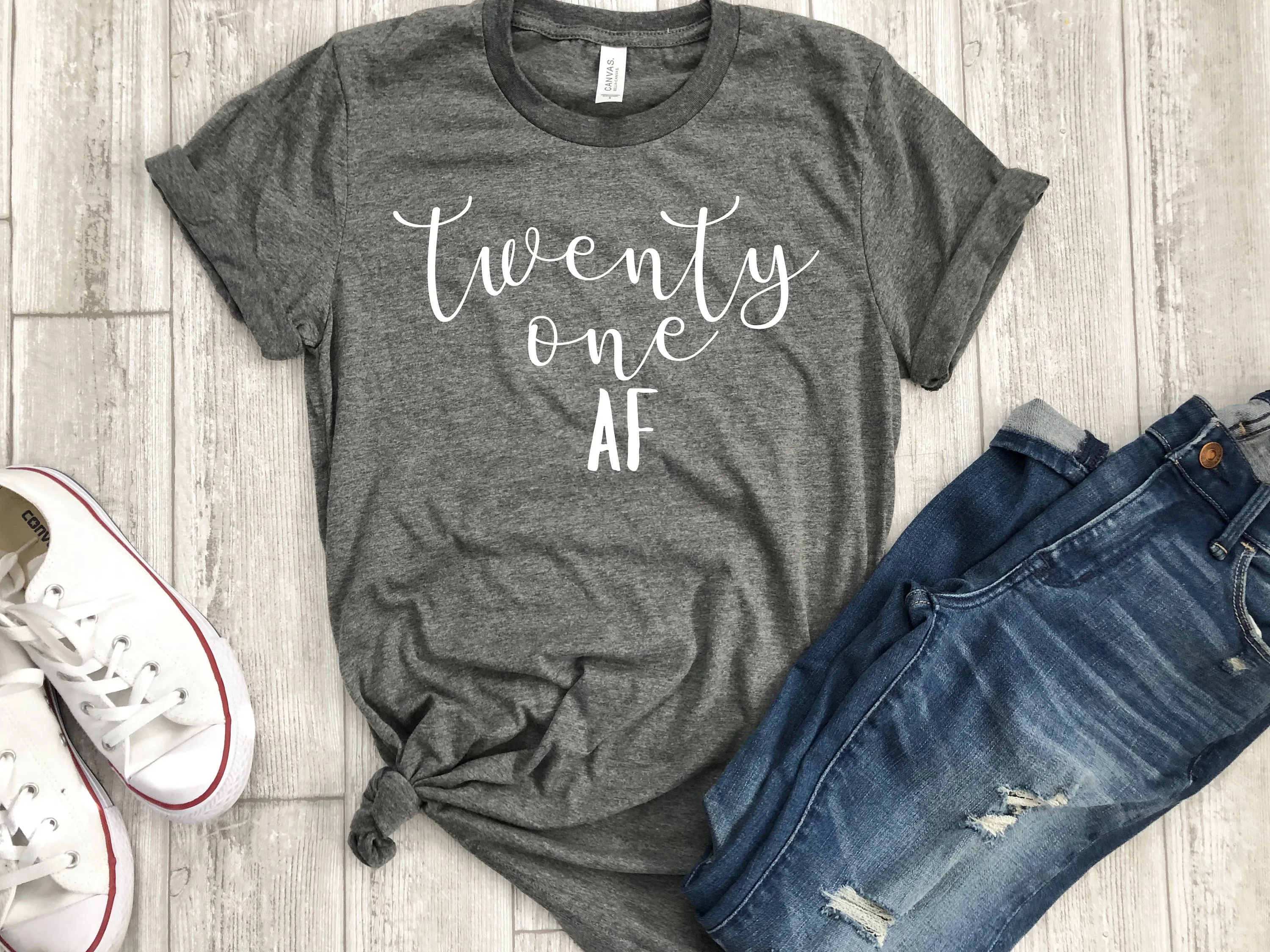 21st bday shirt - twenty one af - 21 shirt - 21st birthday gift - funny birthday shirt - gift for her - birthday party shirt - legal shirt