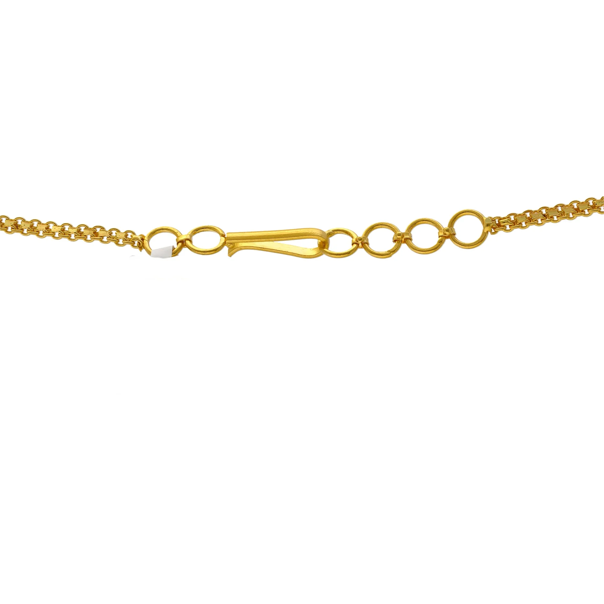 22K Yellow Gold & CZ Choker Necklace (48.3gm)