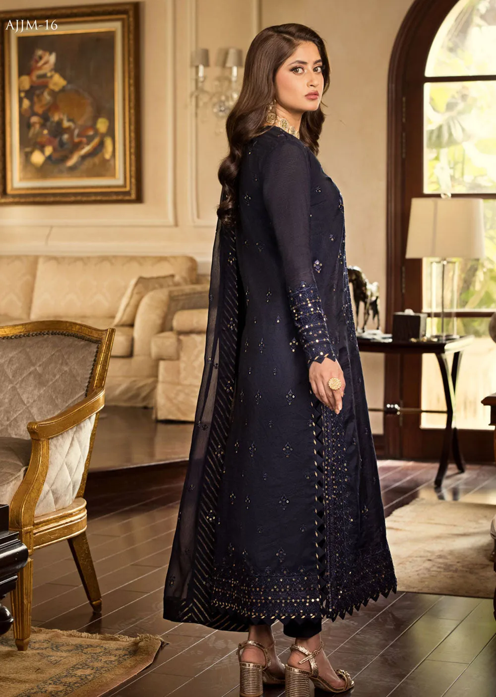 AJJM-16 Unstitched Jhilmil by Asim Jofa