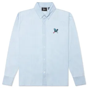 Annoyed Chicken Shirt - Bleached Denim