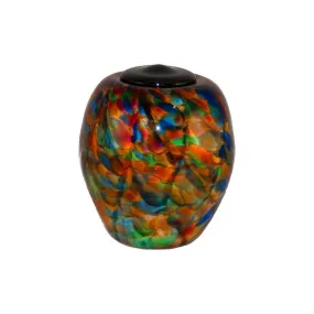 Autumn Classic Handblown Glass Urn