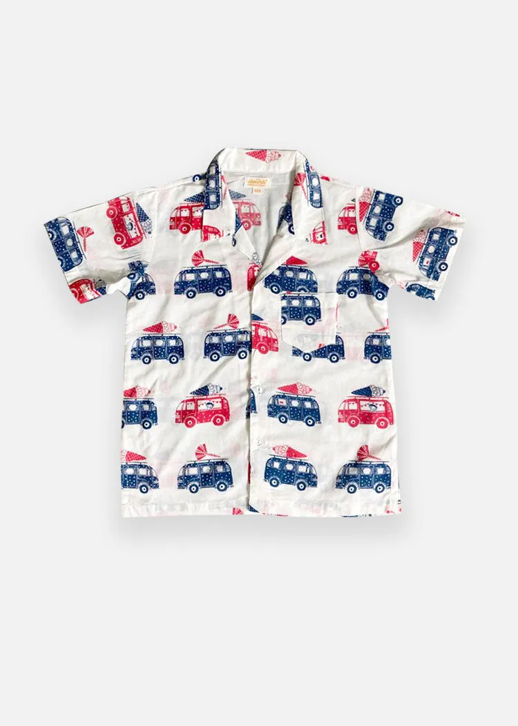 Boys Printed Shirt Van