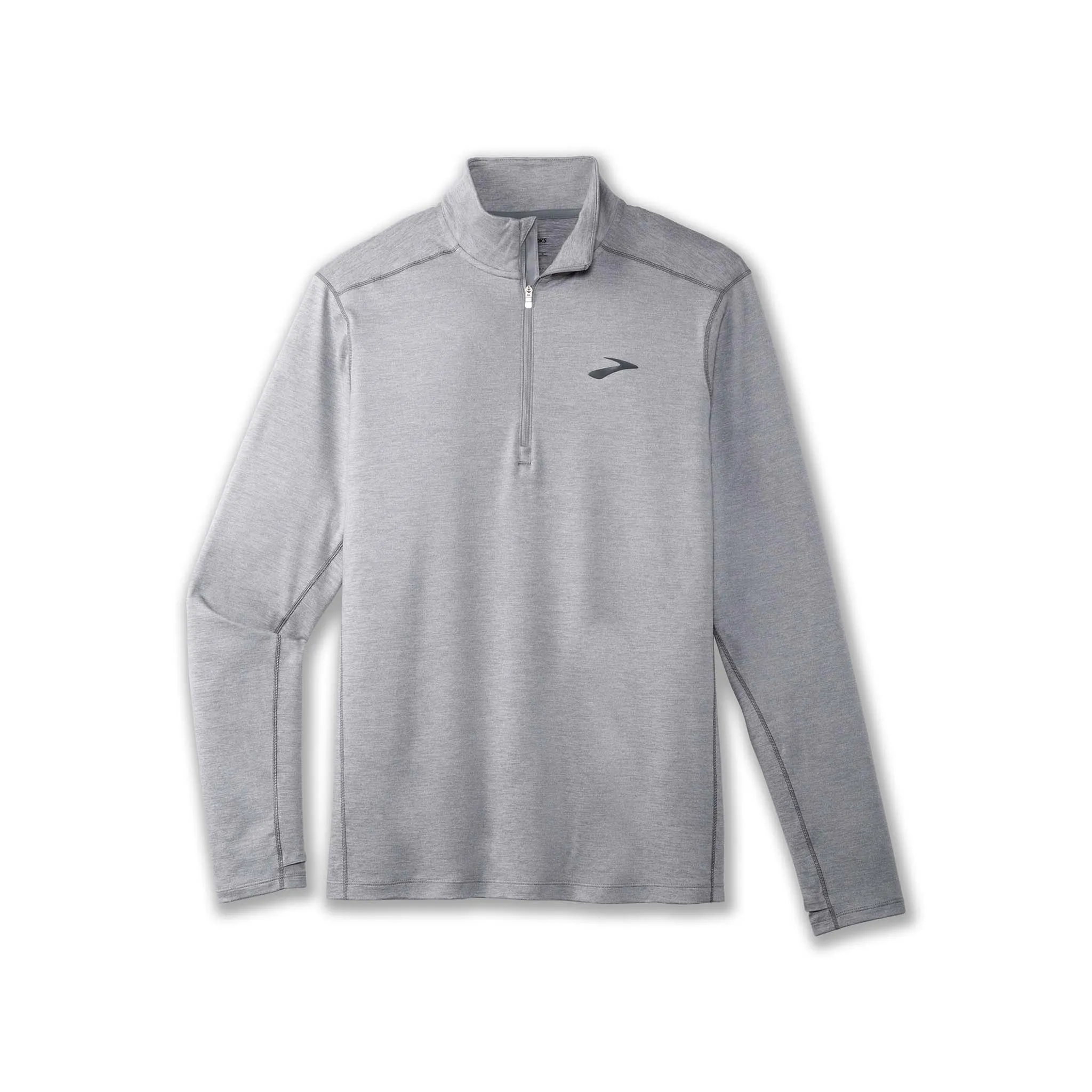 Brooks | Men's Dash 1/2 Zip 2.0 - Heather Stone