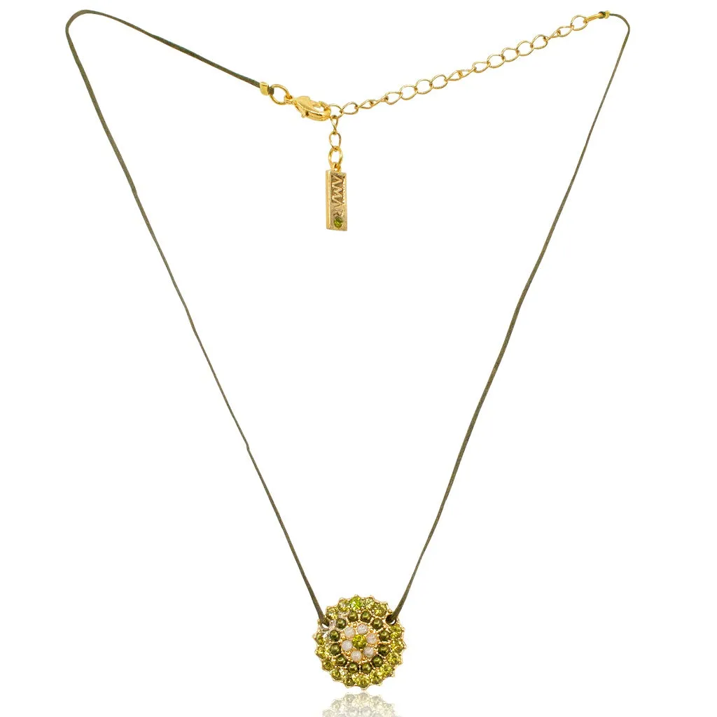 Burst Medallion Cord Necklace by AMARO