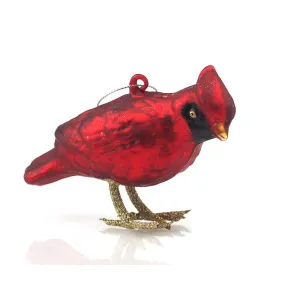 Cardinal Glass Ornament