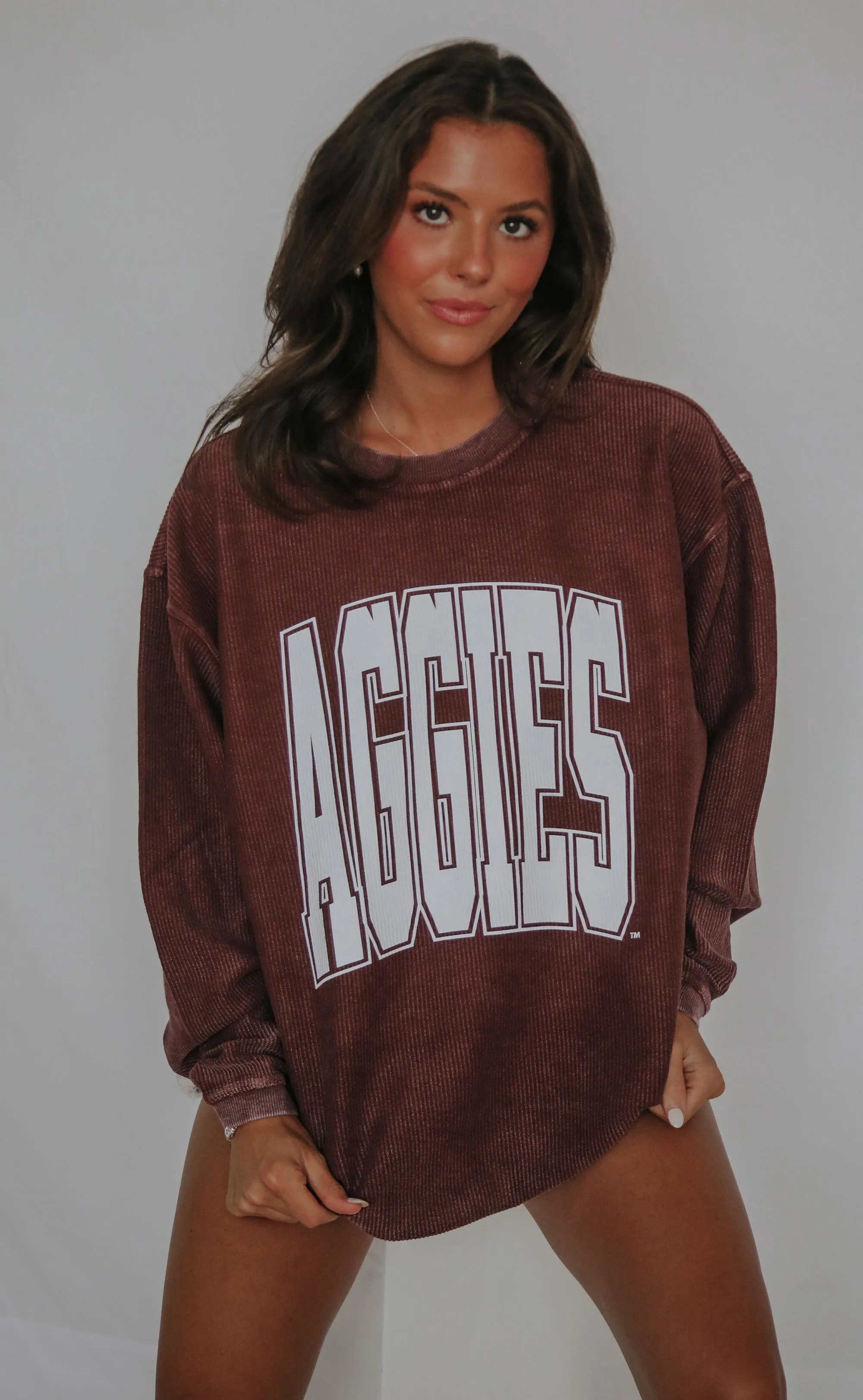 charlie southern: a m collegiate corded sweatshirt - 2023