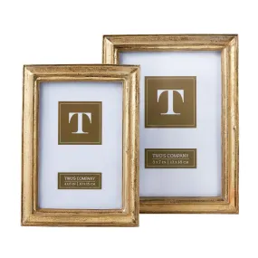 Chatelet Gold Leaf Photo Frames in Assorted Sizes