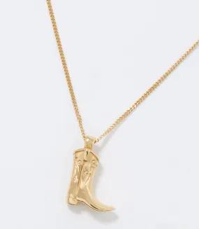 Cowboy Boot Necklace