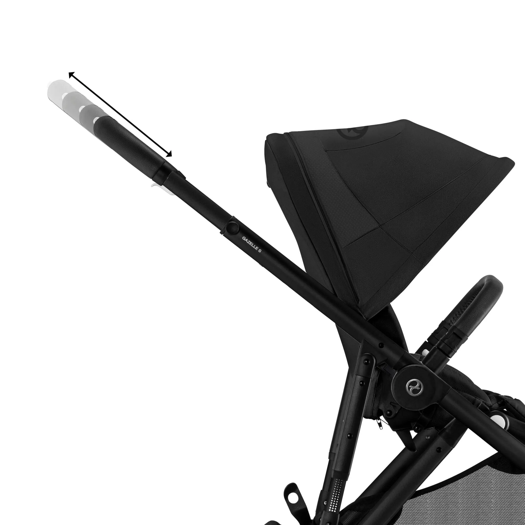 Cybex Gazelle S Pushchair - Black / Moon Black (Opened Box)