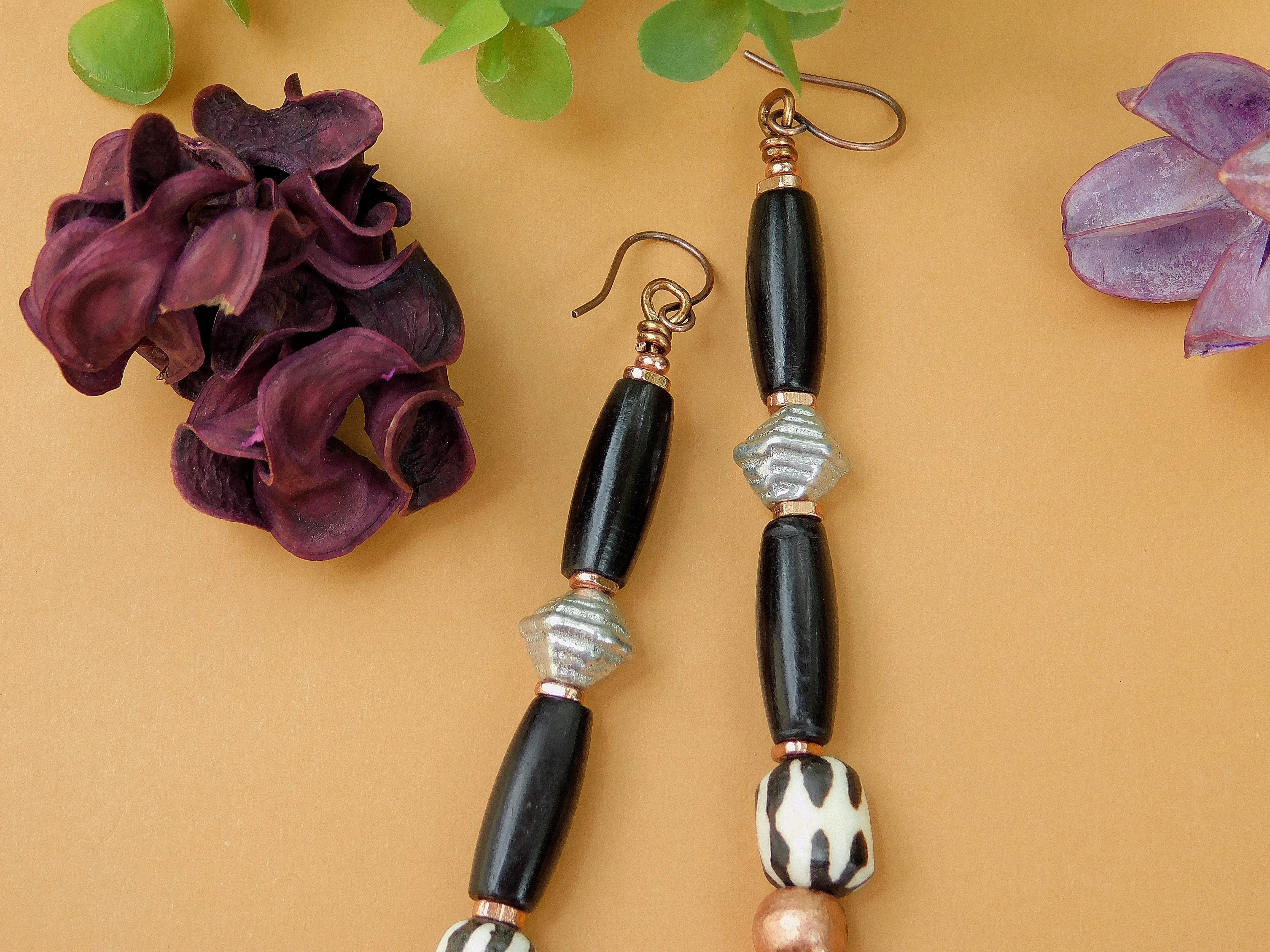 Exotic Tribal Charm Earrings