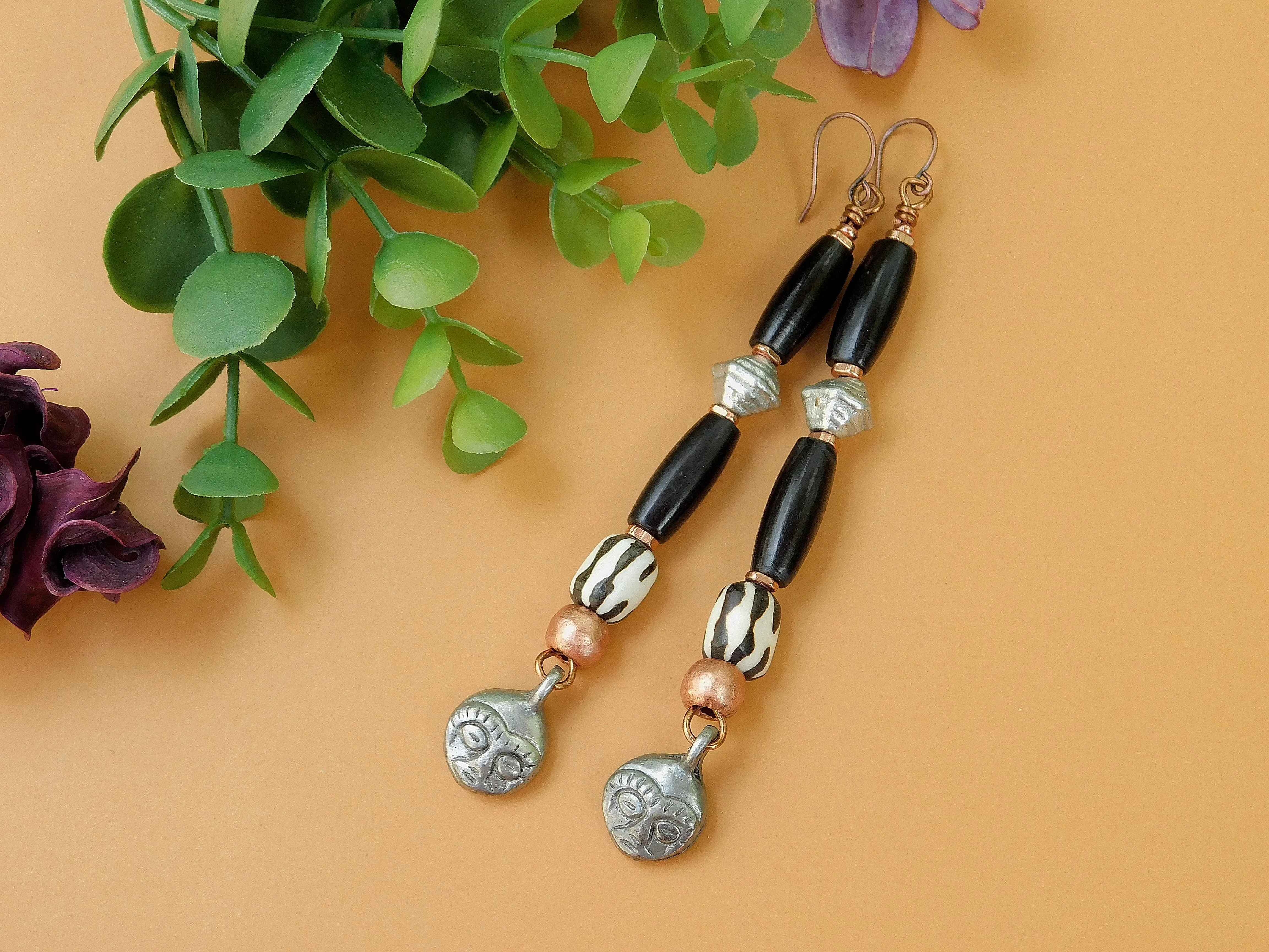 Exotic Tribal Charm Earrings