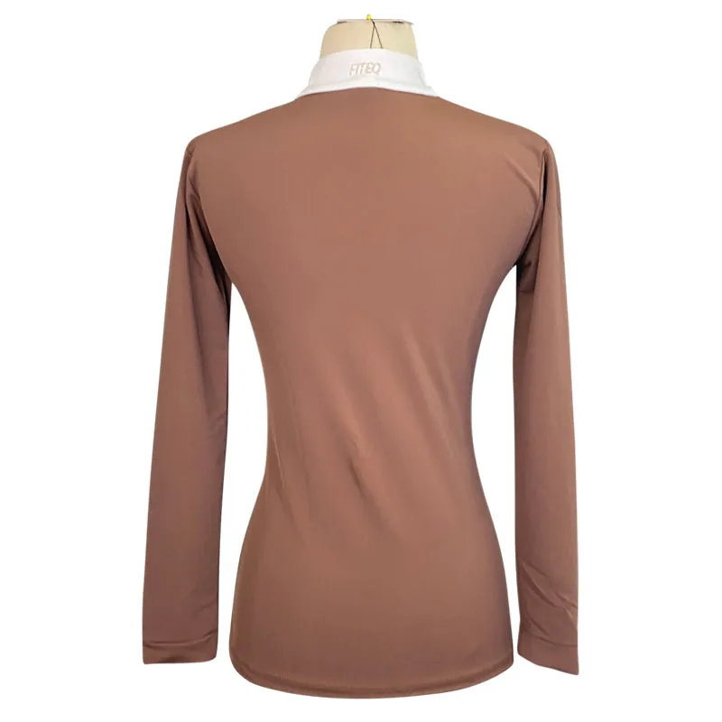 Fit Eq 'Darby' Show Shirt in Cocoa - Women's Medium