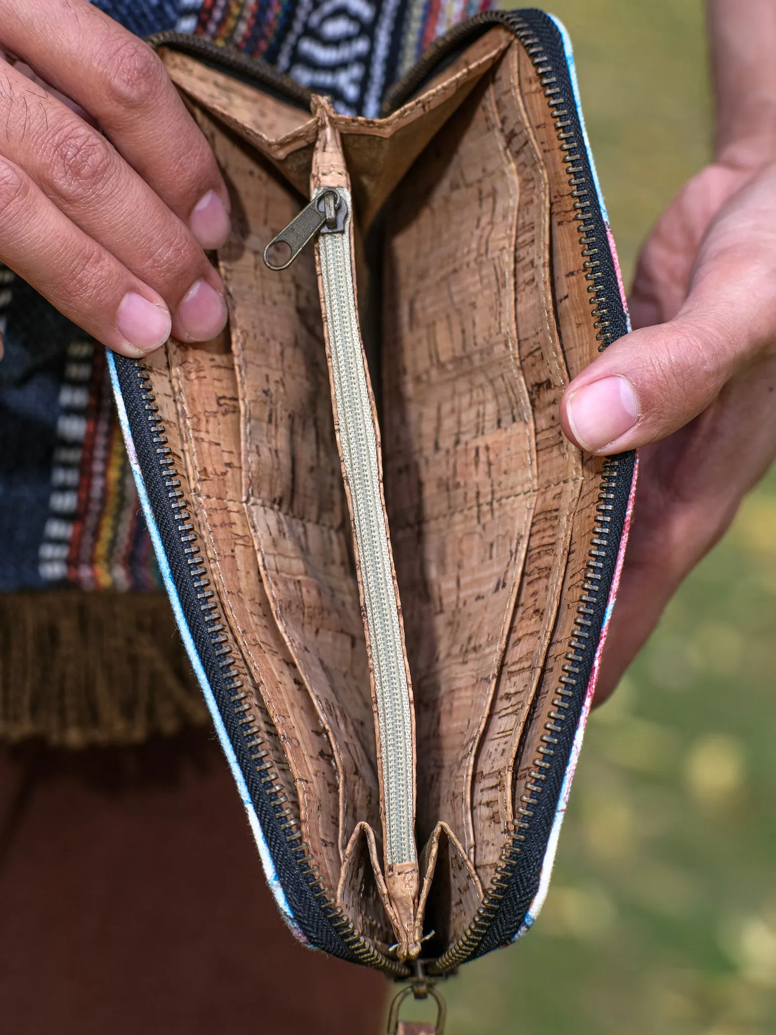 Fluid Cork Clutch Wallet