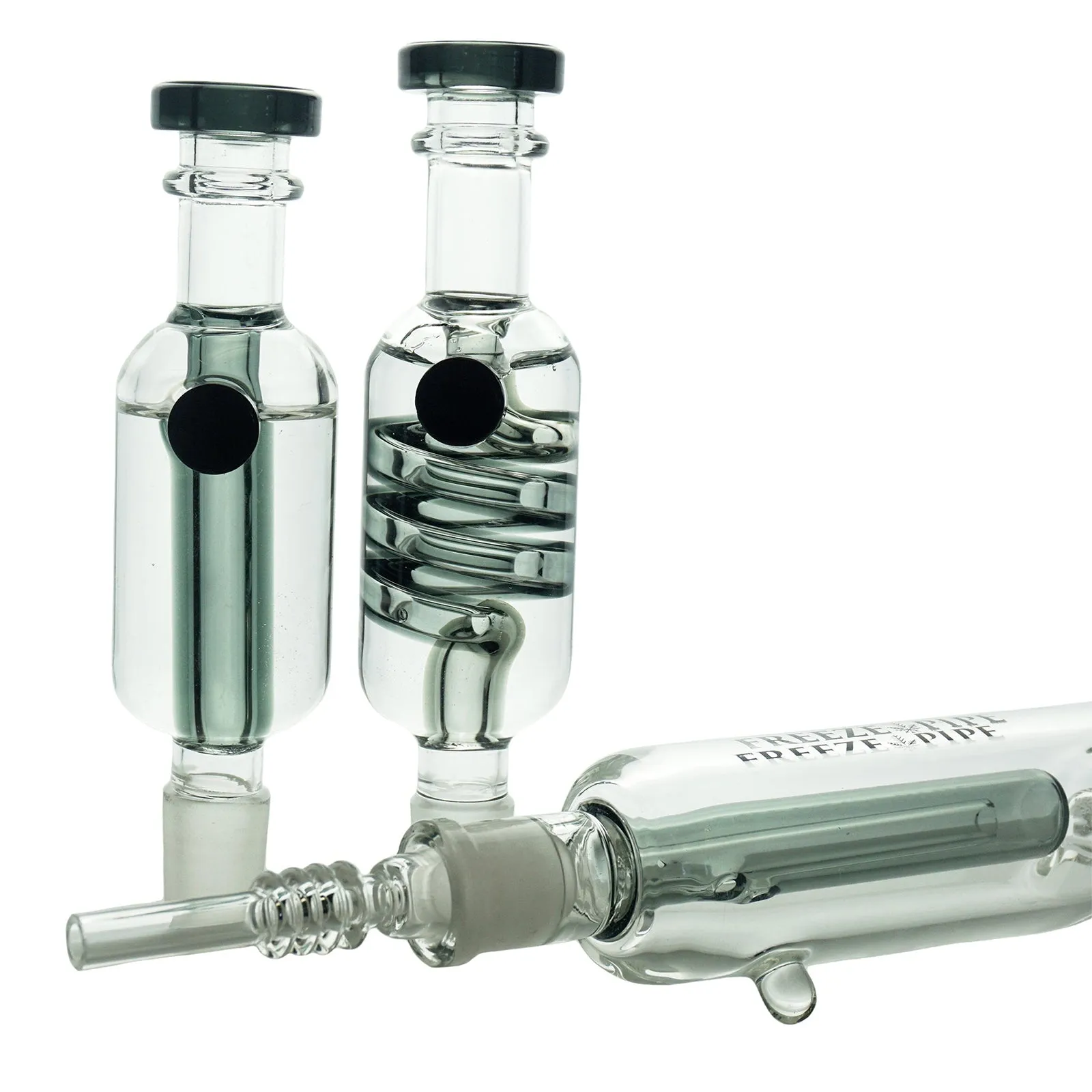 Freeze Pipe Bubbler Nectar Collector Kit Glass