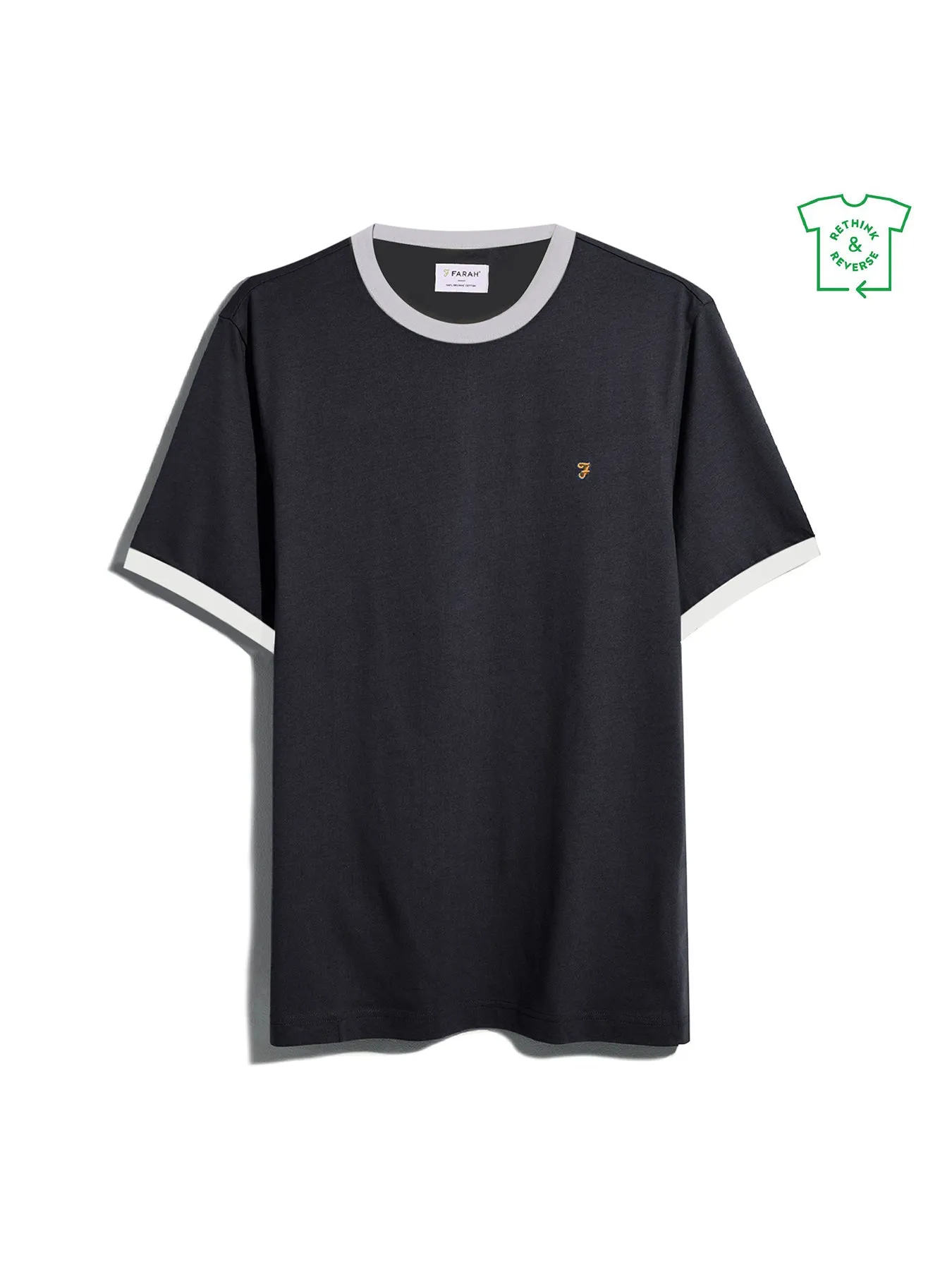 Groves Regular Fit T-Shirt In True Navy