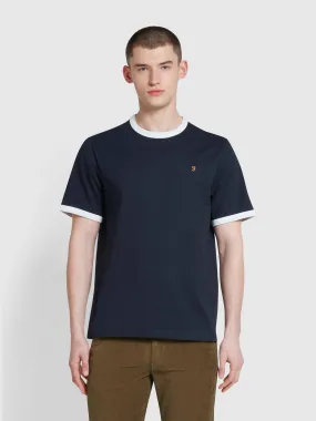 Groves Regular Fit T-Shirt In True Navy