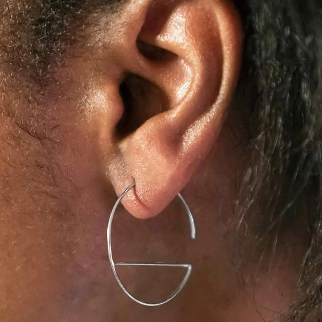 Horizon Hoop Earrings