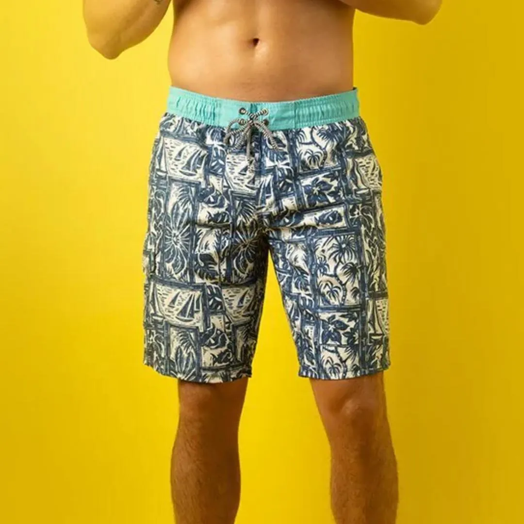 Humuhumunukunukuapua`a Elastic Volley Shorts