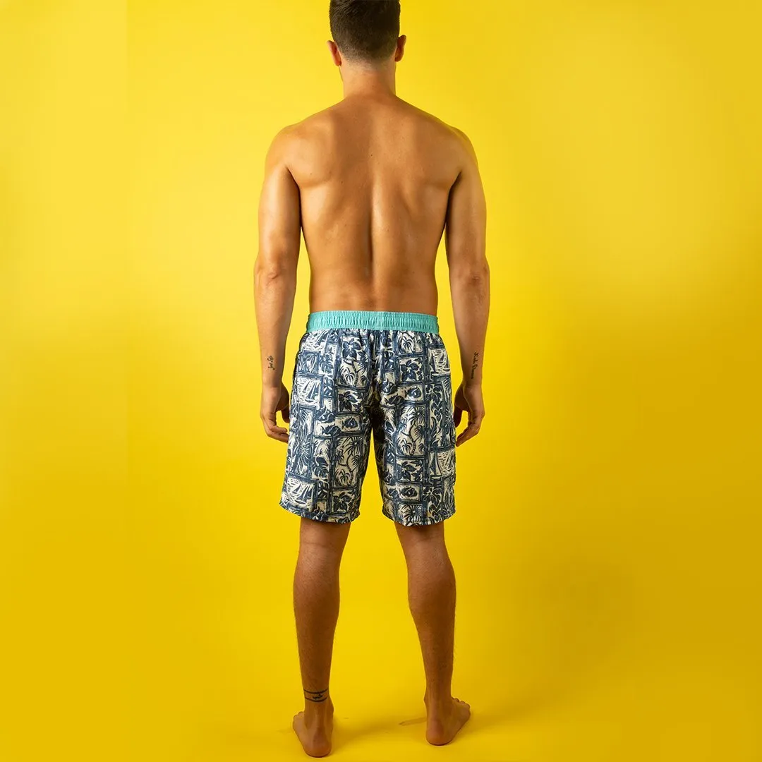 Humuhumunukunukuapua`a Elastic Volley Shorts