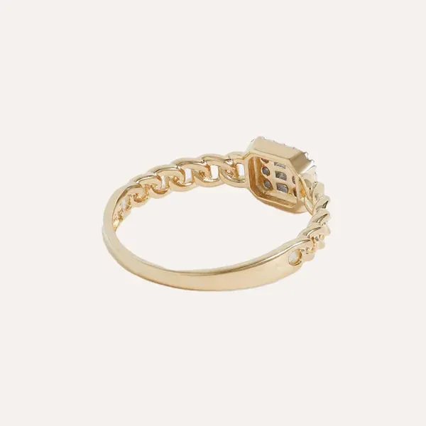 Ingenious Ring Set in 14kt Gold Over Sterling Silver