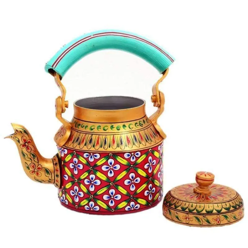 Kaushalam Hand Painted Tea Pot : Autumn Glow