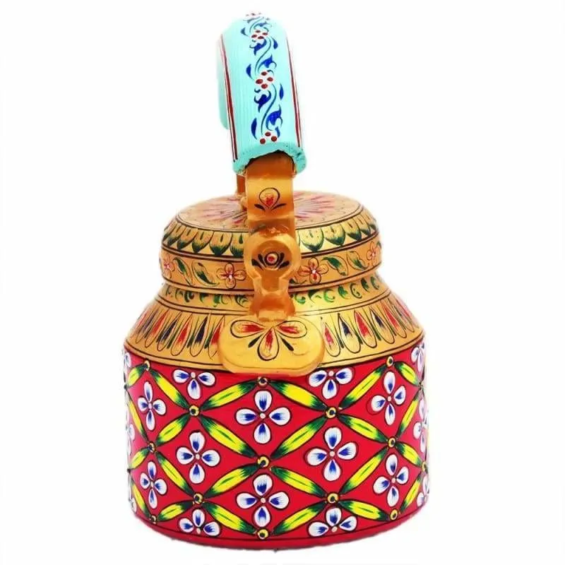 Kaushalam Hand Painted Tea Pot : Autumn Glow