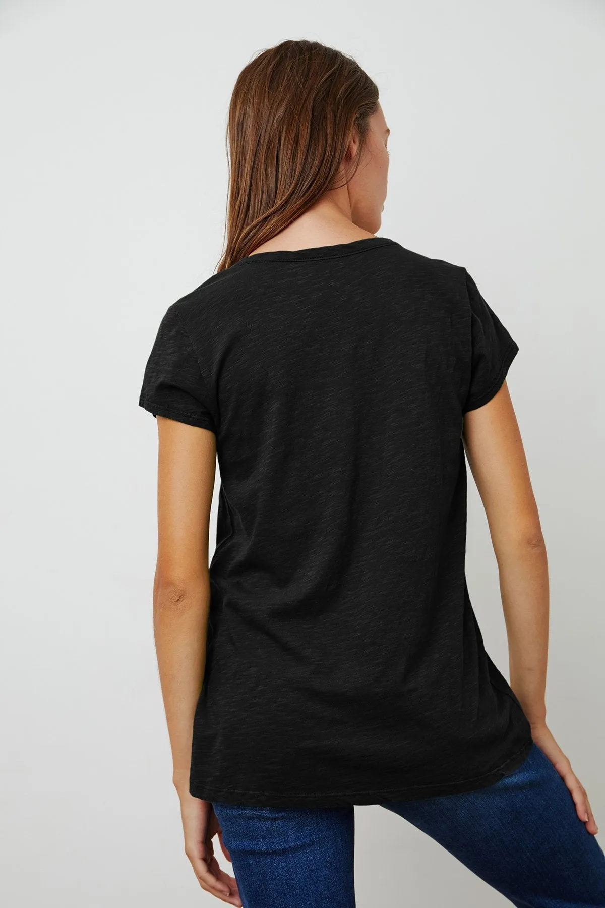 KIRA T-SHIRT (BLACK) - VELVET