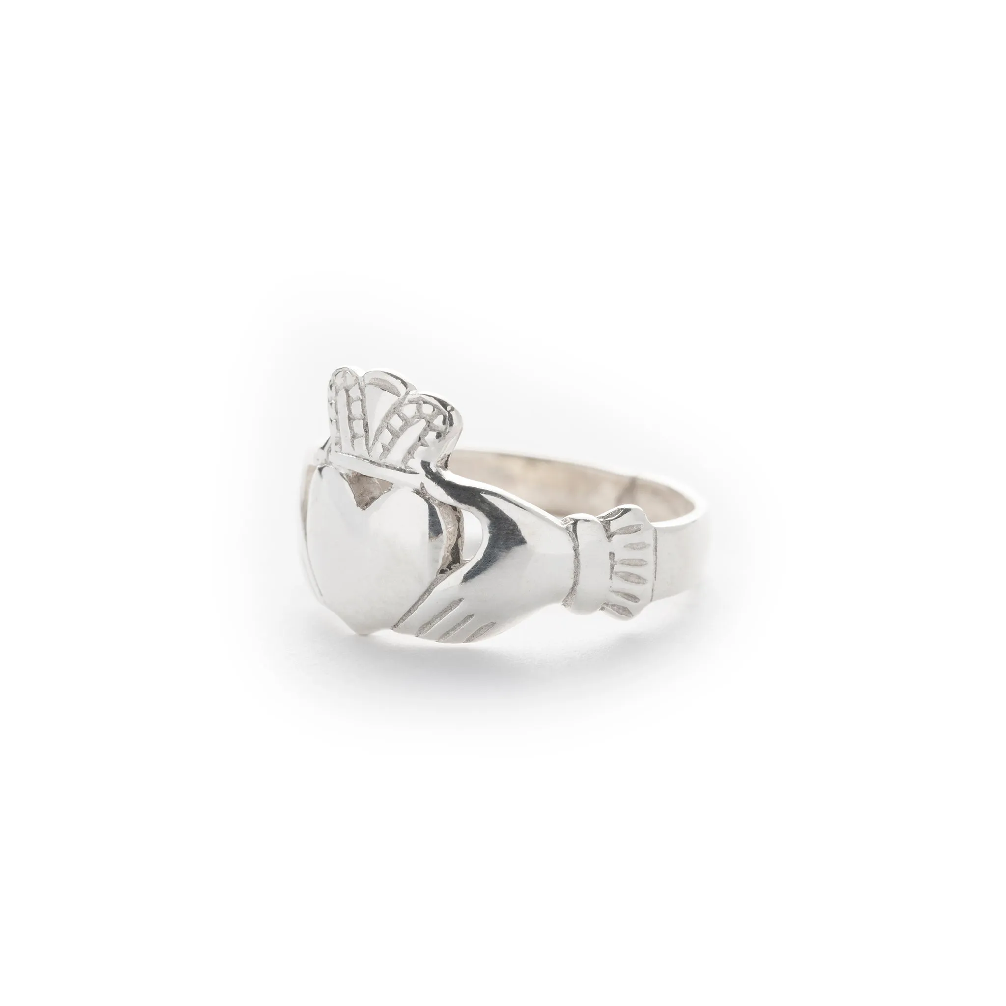 Ladies Silver Claddagh