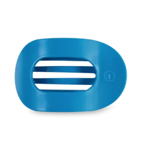 Large Teleties Flat Oval Clip - Bora Bora