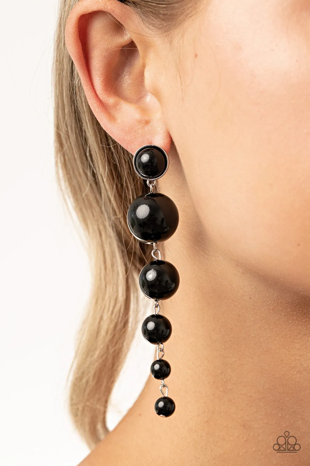 Living a WEALTHY Lifestyle Black-Earrings