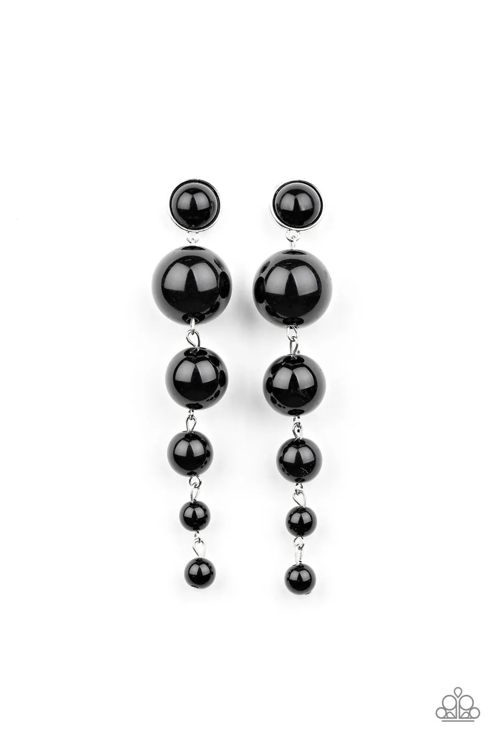 Living a WEALTHY Lifestyle Black-Earrings