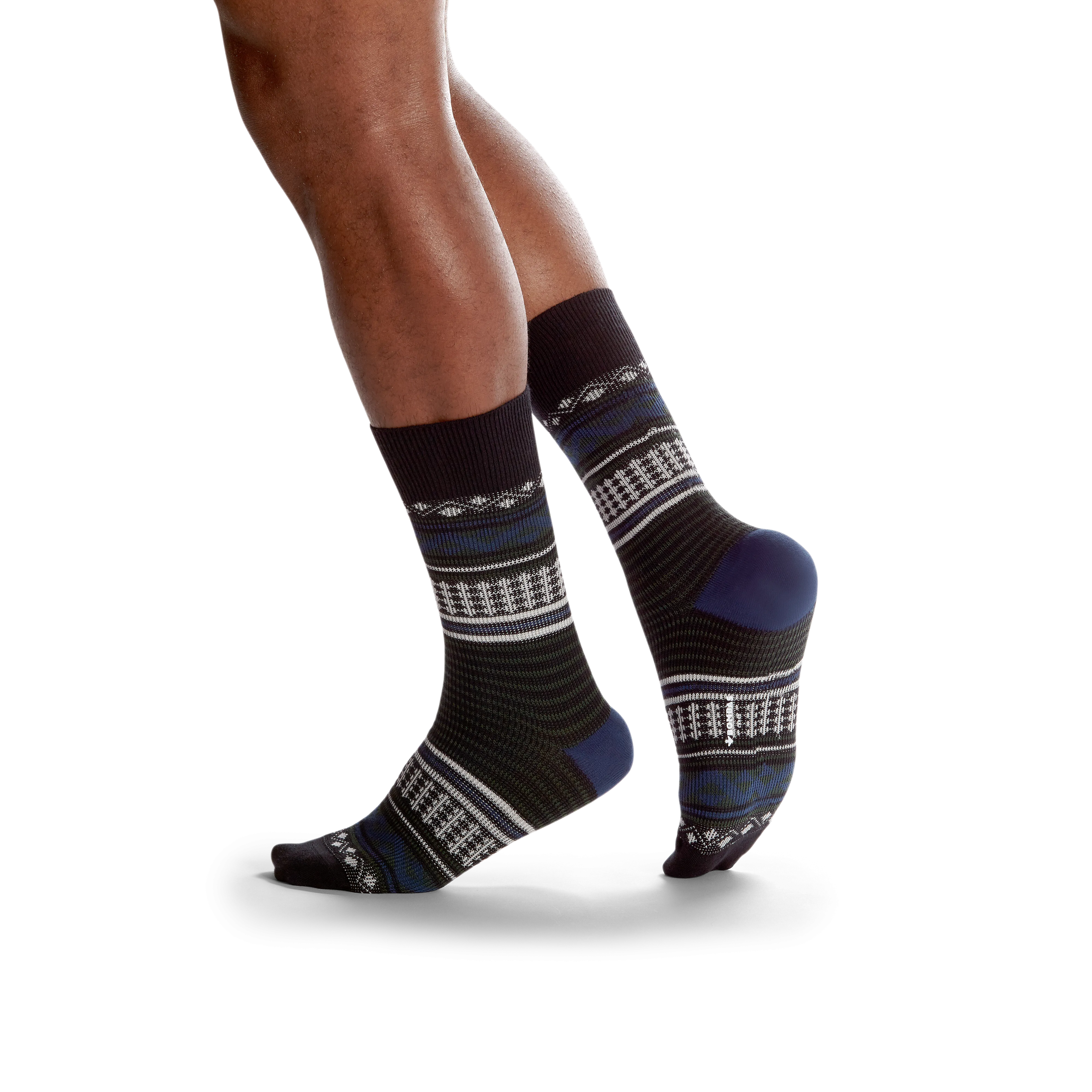 Men's Textured Lightweight Calf Socks