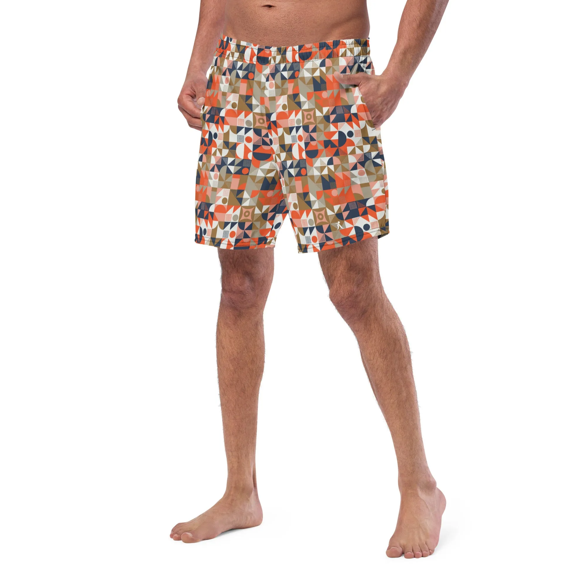 Men's Whites Swim Trunks