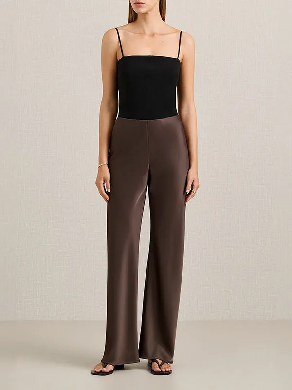 Myrna Pant in Chocolate