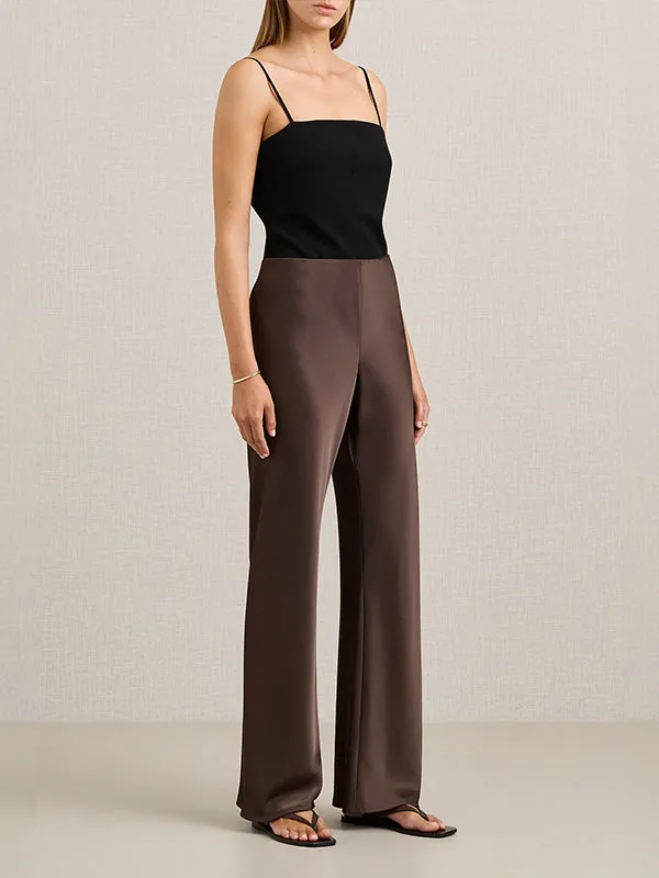 Myrna Pant in Chocolate