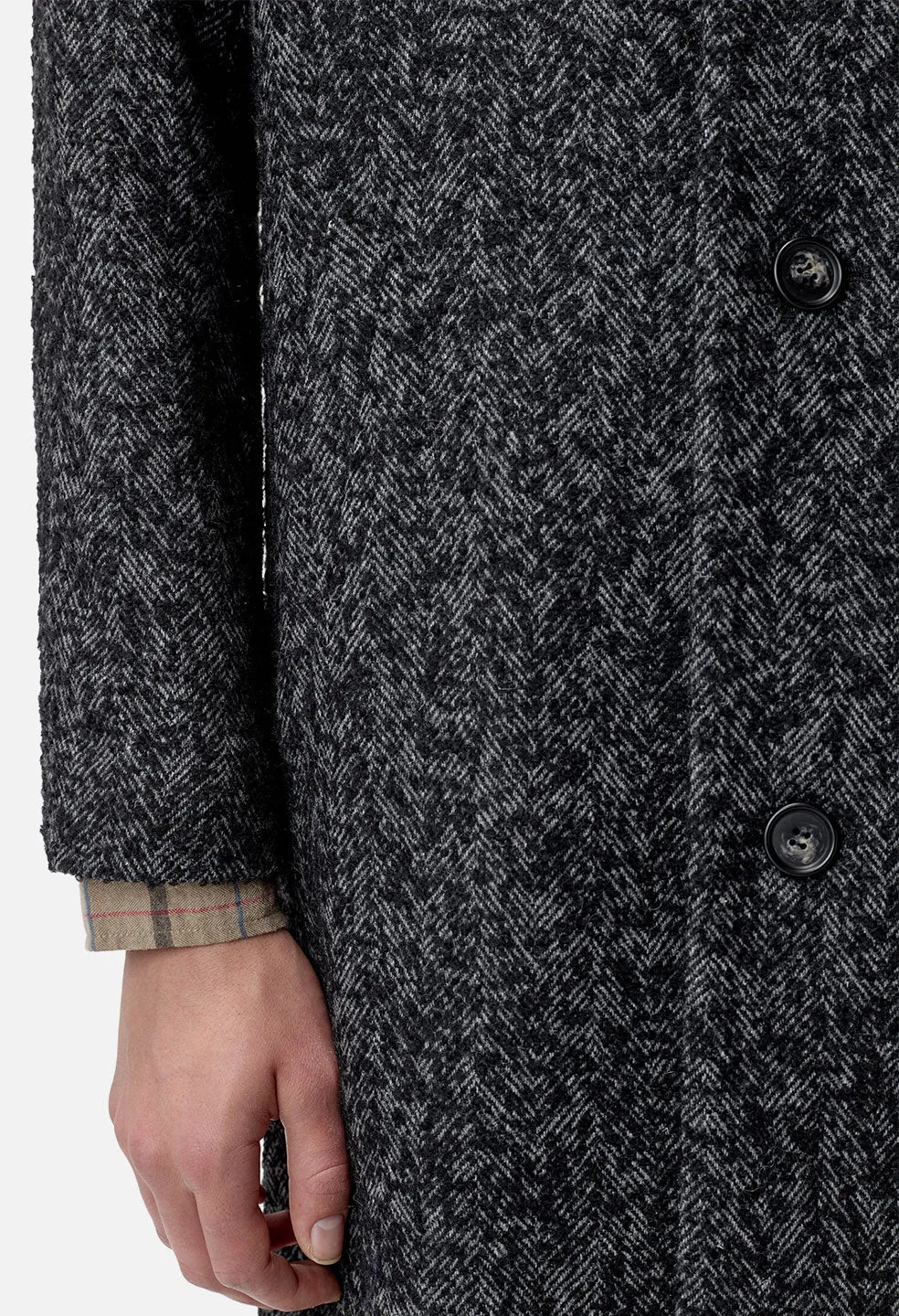 Nineteen Overcoat / Charcoal Tweed