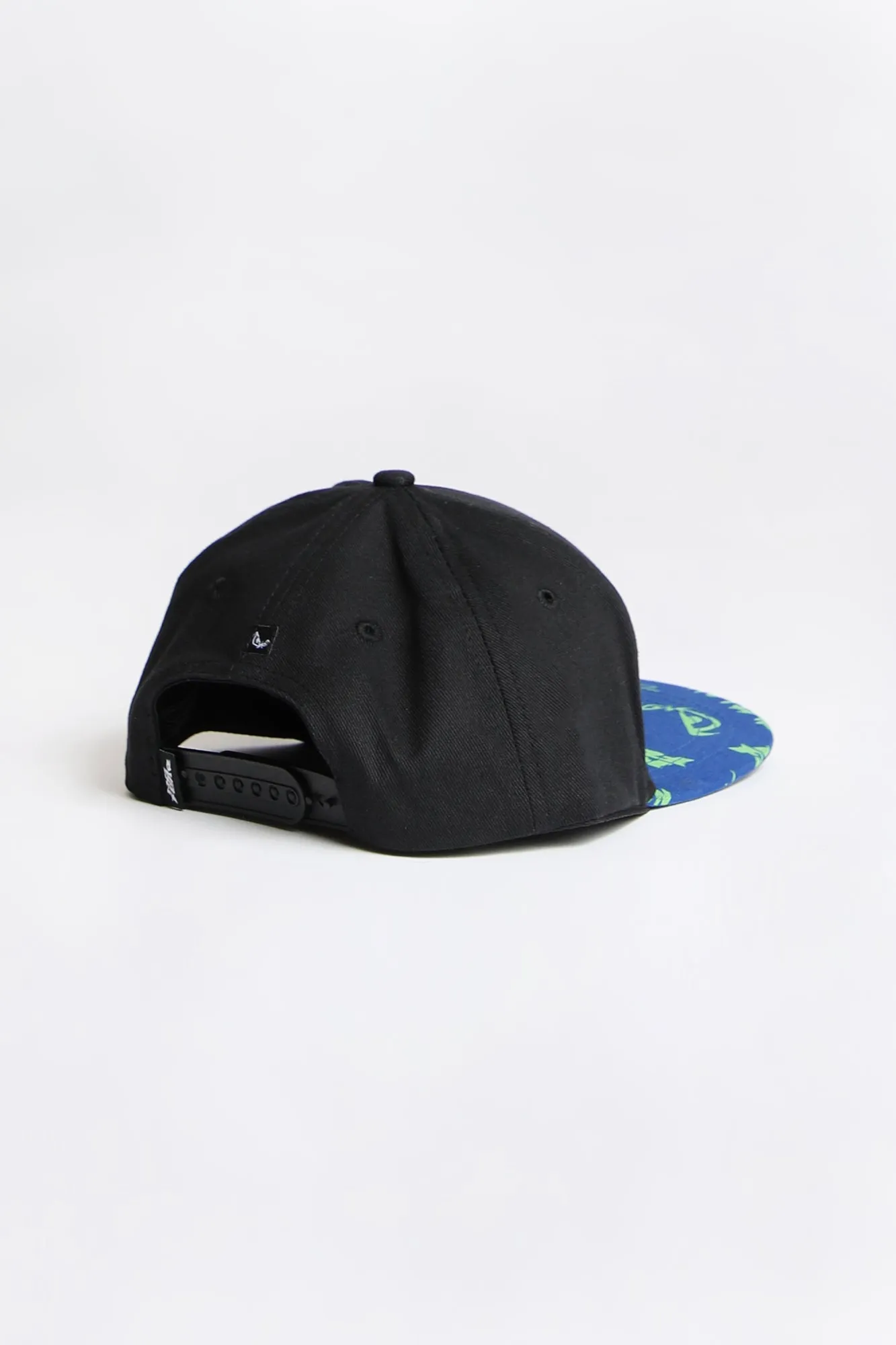 No Fear Youth Logo Print Flat Brim Hat