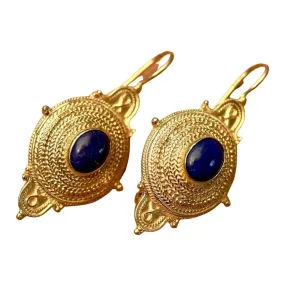 Northumbrian Lapis Lazuli Earrings