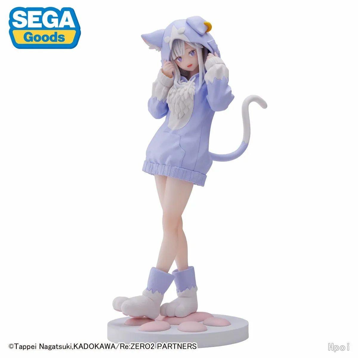 Original SEGA Luminasta REM RAM BEATRICE Emilia Re: Life A Different World From Zero Collection Action Figure Toys Gift