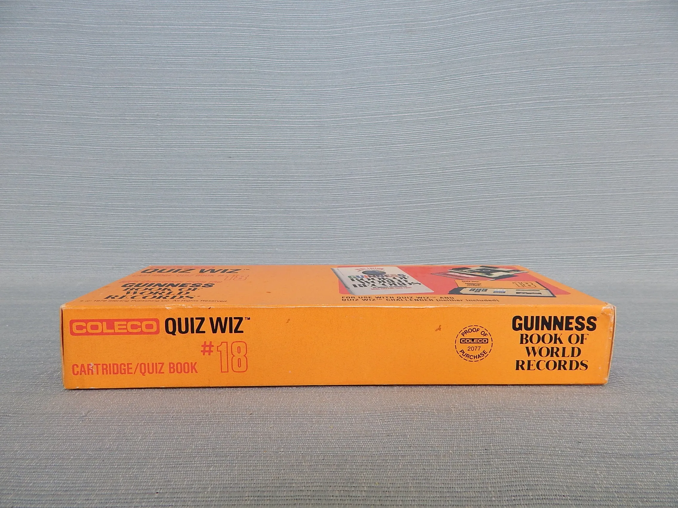 Pair of Coleco Quiz Wiz Cartridges/Quiz Books