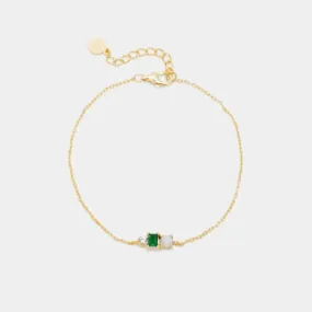 Petite Bel Emerald Bracelet