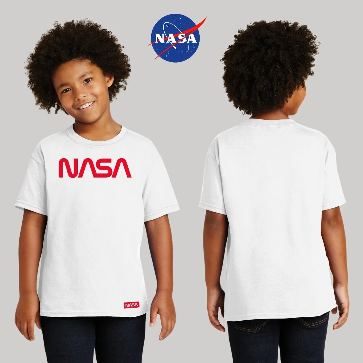 Playera Nios Nasa Worm Red