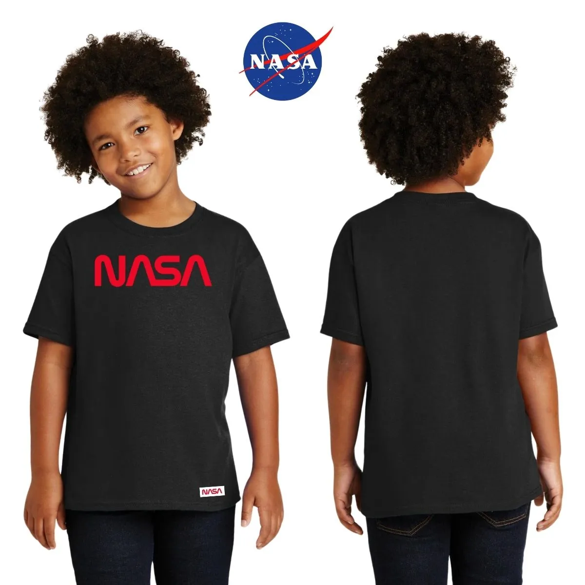 Playera Nios Nasa Worm Red