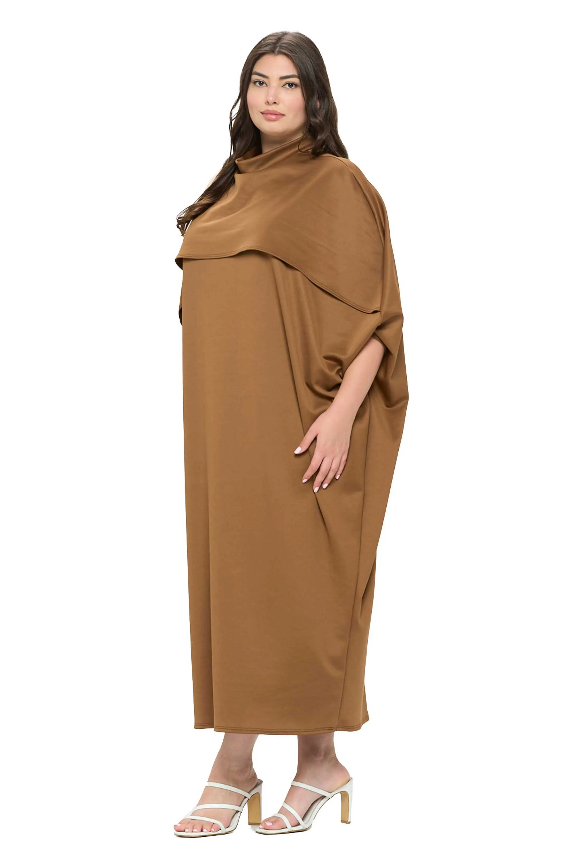 Potter Cape Kaftan Midi Dress