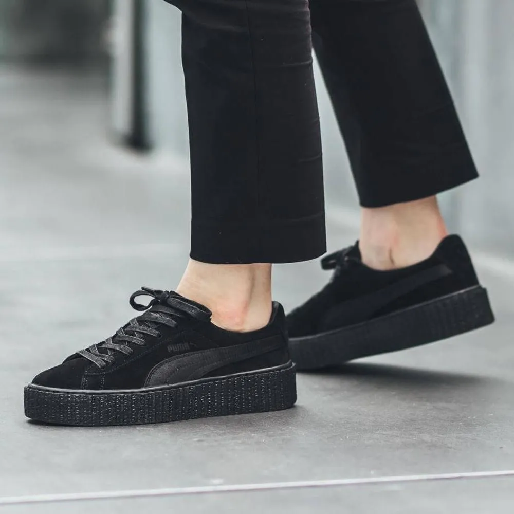 PUMA x Rihanna Suede Creepers Triple Black