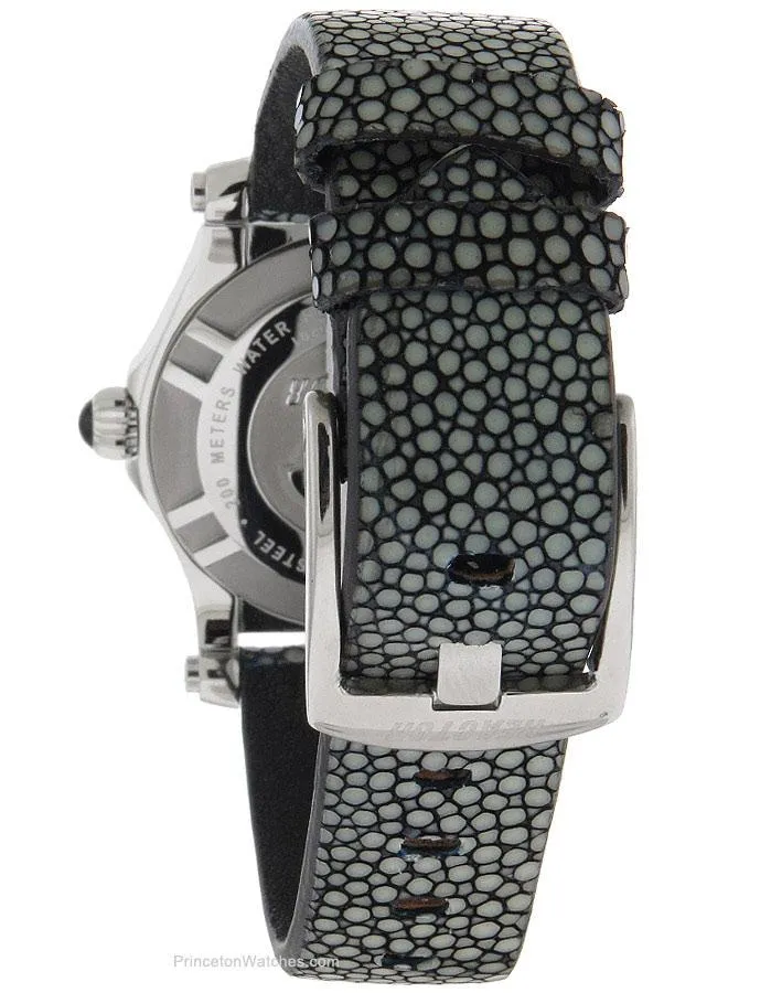 Reactor Womens Curie Watch - Black Dial - Black Stingray Strap - Day/Date