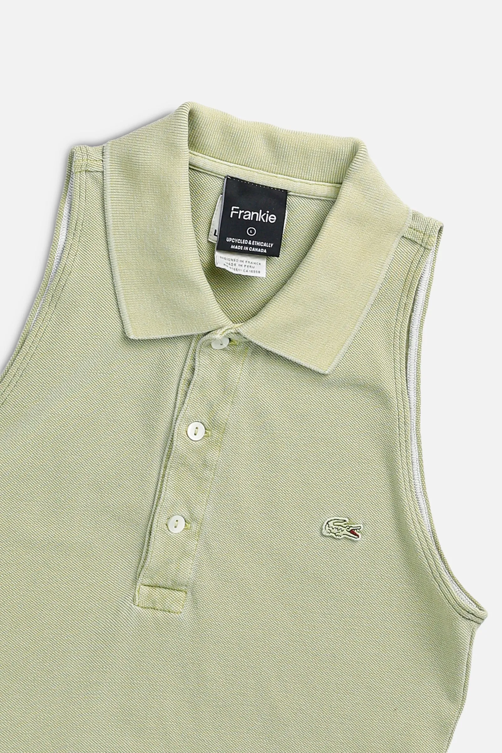 Rework Lacoste Collared Tank - L