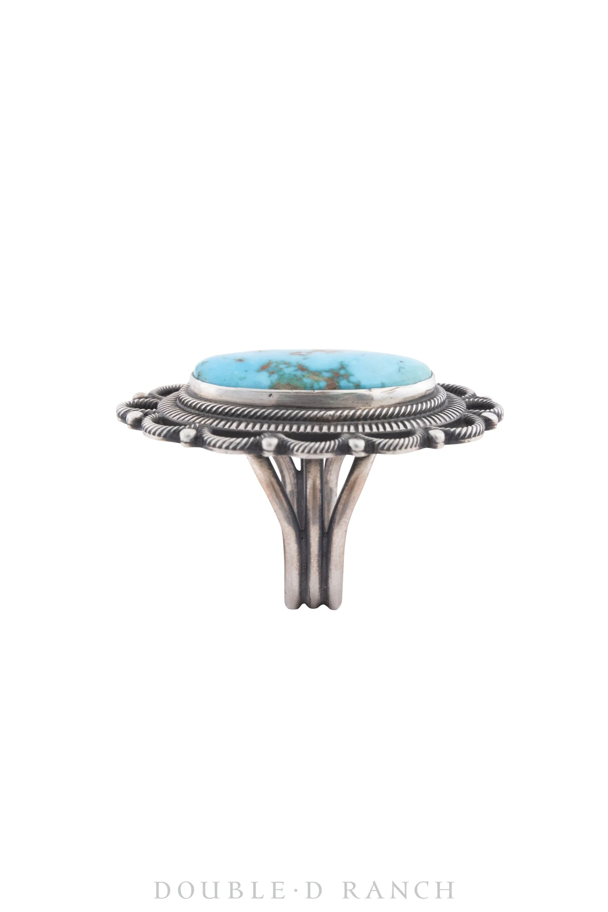 Ring, Natural Stone, Turquoise, Hallmark, Vintage, 1339